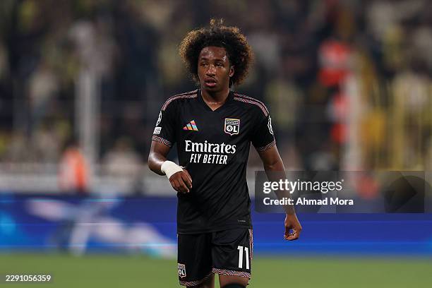 Malick Fofana of OL Lyonnes looks on during the UEFA Champions League 2026/27 play-offs first leg match between Fenerbahce and OL Lyonnes at...