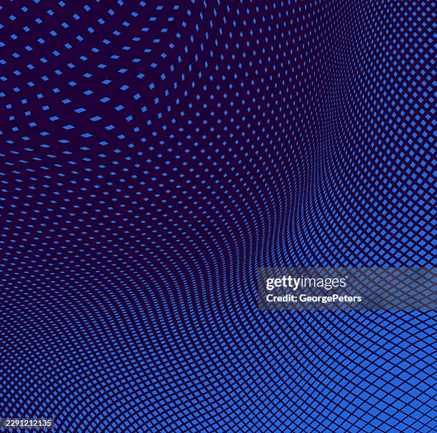 half tone background with swirl pattern - unique perspective stock illustrations
