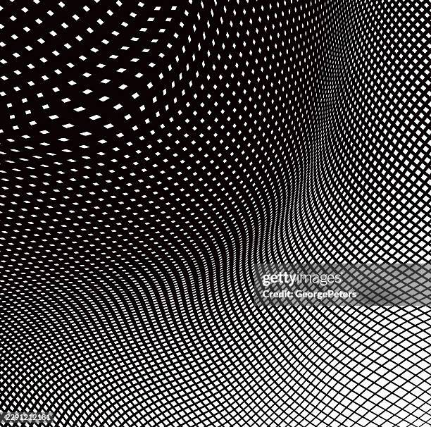 half tone background with swirl pattern - unique perspective stock illustrations