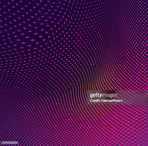 half tone background with swirl pattern - unique perspective stock illustrations