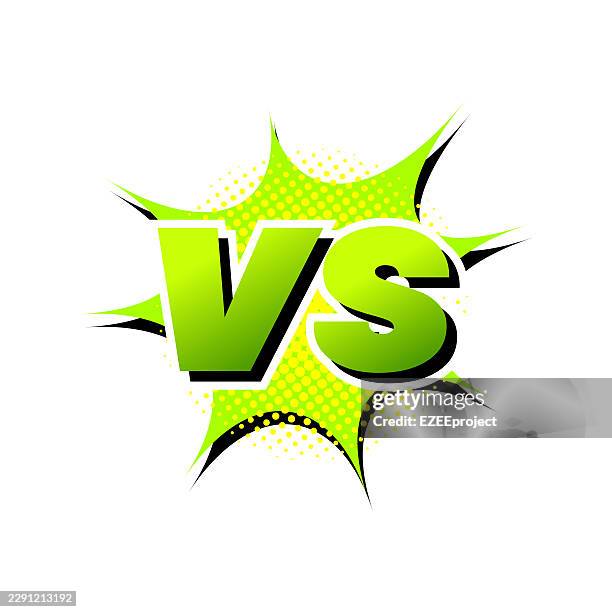vs versus comic speech bubble. vs versus comic speech bubble. versus vs screen banner element for competition design - challenger explosion stock illustrations