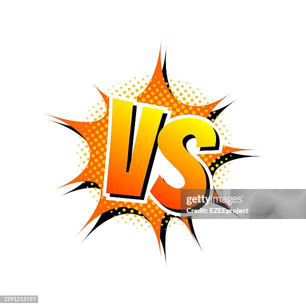 vs versus comic speech bubble. vs versus comic speech bubble. versus vs screen banner element for competition design - challenger explosion stock illustrations