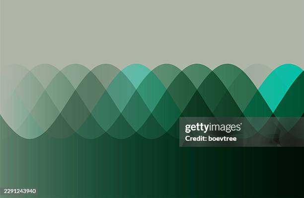 gradient wave template background - overlapping geometric shapes stock illustrations