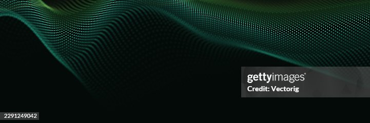 Abstract Particle Wave Technology Background Abstract Particle Wave Technology Background