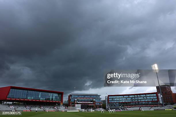 General view inside the stadium during the Rothesay County Championship Division 1 match between Lancashire and Northamptonshire at Emirates Old...
