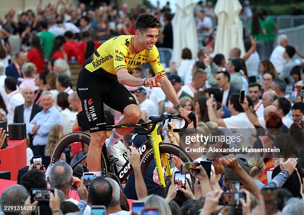 Wout van Aert of Belgium and Team Visma | Lease a Bike during the La Vuelta - 81st Tour of Spain 2026, Team Presentation / #UCIWT / on August 20,...