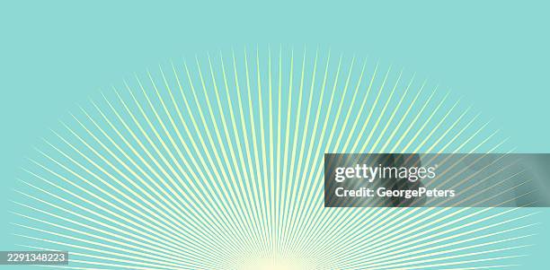 solar sun burst explosion and light beams - energy efficient heating stock illustrations