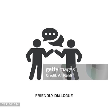 Friendly Dialogue glyph solid icon. Solid icon that can be applied anywhere, simple, pixel perfect and modern style. Friendly Dialogue glyph solid icon. Solid icon that can be applied anywhere, simple, pixel perfect and modern style.