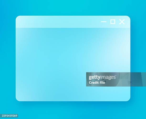 dialog computer window transparency glass webpage background - website wireframes stock illustrations