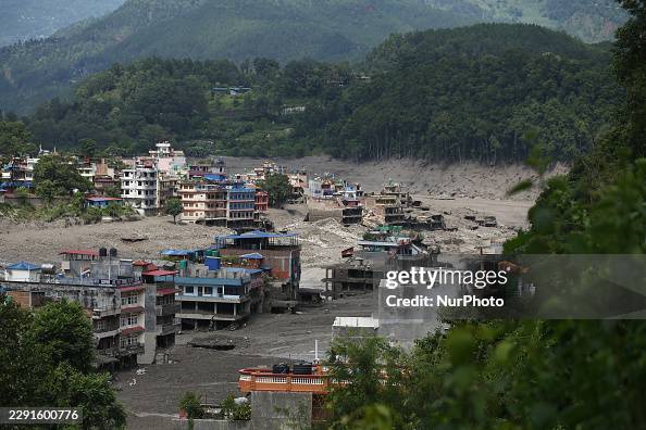 A Flood damaged Section Of A Highway In Nuwakot Central Nepal News a-flood-damaged-section-of-a-highway-in-nuwakot-central-nepal-news