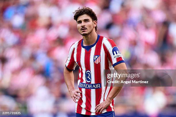 Julián Alvarez of Atletico de Madrid looks on during the LaLiga EA Sports 2026/27 match between Atletico de Madrid and Villarreal CF at Riyadh Air...