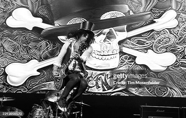Slash performs in support of his self titled release at HP Pavilion on February 3, 2011 in San Jose, California.