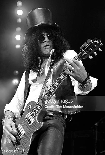 Slash performs in support of his self titled release at HP Pavilion on February 3, 2011 in San Jose, California.