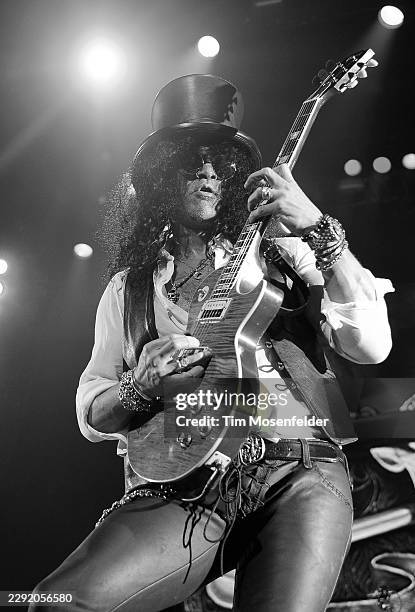 Slash performs in support of his self titled release at HP Pavilion on February 3, 2011 in San Jose, California.