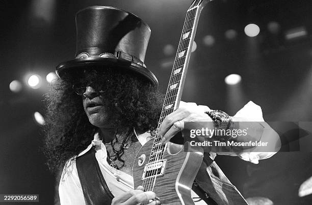 Slash performs in support of his self titled release at HP Pavilion on February 3, 2011 in San Jose, California.