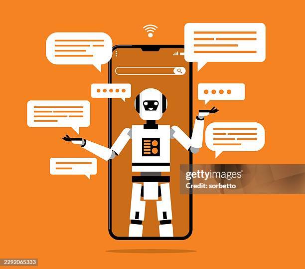 multiple messages - mobile app - system failure stock illustrations