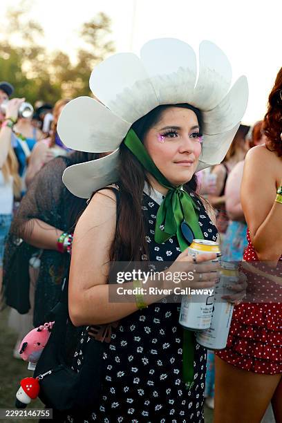 Festival goer at Daisy Chain Fields Festival 2026 held at Great Park on August 29, 2026 in Irvine, California.