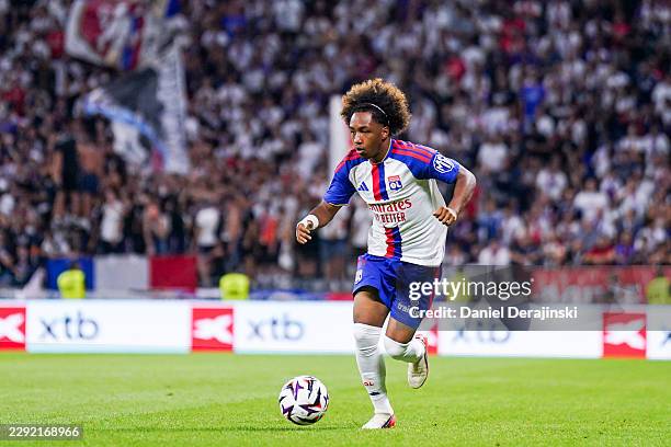 Malick FOFANA of Lyon during the Ligue 1 McDonald's match between Lyon and Le Havre at Groupama Stadium on August 29, 2026 in Lyon, France.