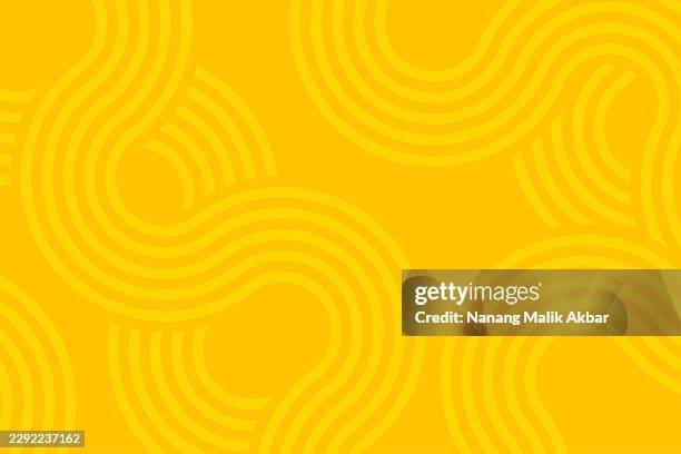 dynamic spaghetti, pasta, or ramen noodles swirl pattern background - macaroni stock illustrations