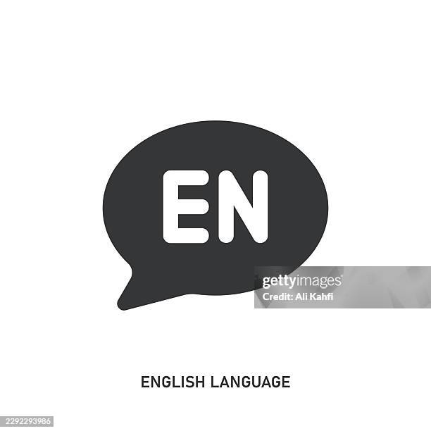 english language glyph solid icon. solid icon that can be applied anywhere, simple, pixel perfect and modern style. - student support services stock illustrations