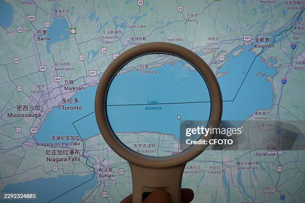 Lake Ontario on Google Maps has been renamed as "American Lake" in Shanghai, China on August 31, 2026.