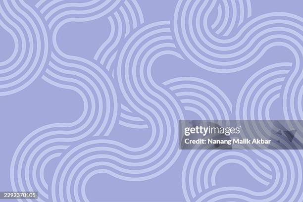dynamic spaghetti, pasta, or ramen noodles swirl pattern background - macaroni stock illustrations
