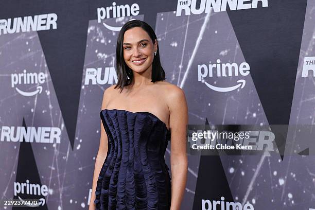 Gal Gadot attends the Los Angeles Premiere of Amazon MGM Studios' "The Runner" at Harmony Gold on August 27, 2026 in Los Angeles, California.