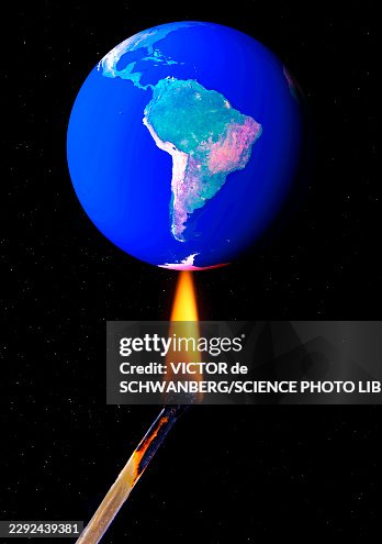 Global warming, conceptual image Global warming, conceptual image