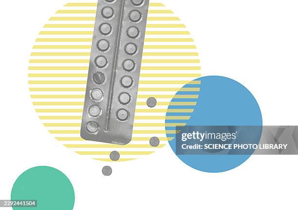 tablets in a blister pack - pharmaceutical packaging stock illustrations