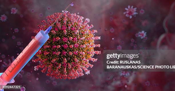measles vaccination, conceptual illustration - measles stock illustrations