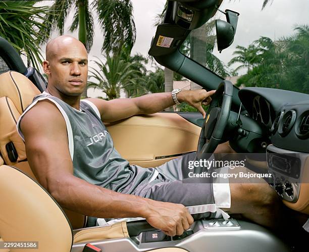 Ferrari owned by American Professional football player Jason Taylor in June, 2005 in Miami, California.