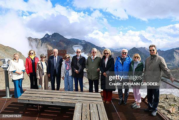 Grand Duchess Stephanie of Luxembourg, Hereditary Princess of Liechtenstein Sophie in Bayern, Caroline Parmelin, wife of Swiss President Guy...
