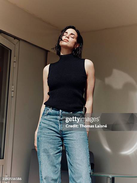 Actress Souheila Yacoub poses for a portrait shoot during the 79th Cannes Film Festival on May 15, 2026 in Cannes, France.