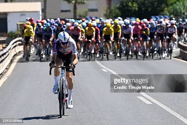 Sinuhe Fernandez of Spain and Team Burgos Burpellet BH attacks during the La Vuelta - 81st Tour of Spain 2026, Stage 8 a 171km stage from Pucol to...