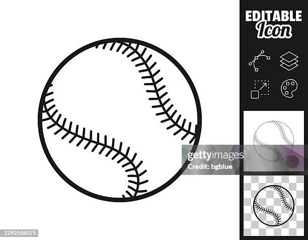 baseball. icon for design. easily editable - baseball practice stock illustrations