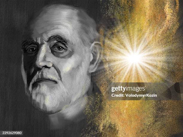 the universe within - inner light - series no. 7 - senior memory stock illustrations