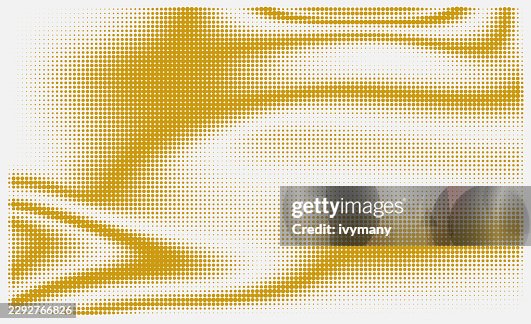 Yellow liquid flowing style half tone psychedelic pattern abstract background Yellow liquid flowing style half tone psychedelic pattern abstract background
