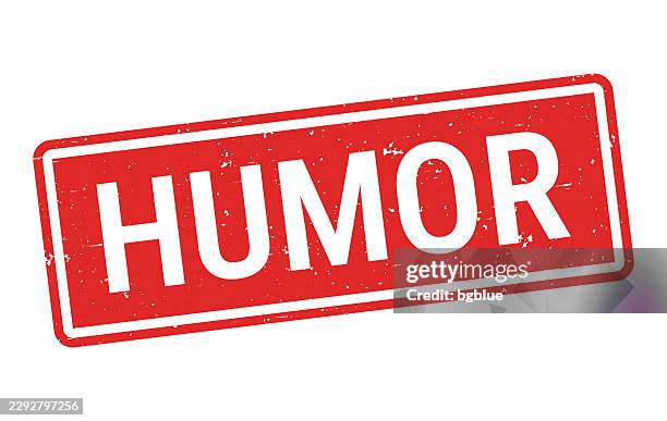 humor - red rubber stamp on white background - gagged stock illustrations