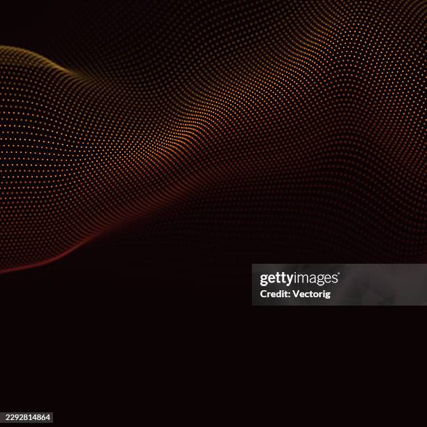 digital data wave banner with text space - linear accelerator stock illustrations
