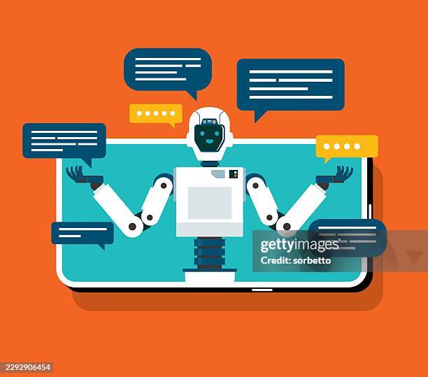multiple messages - mobile app - system failure stock illustrations