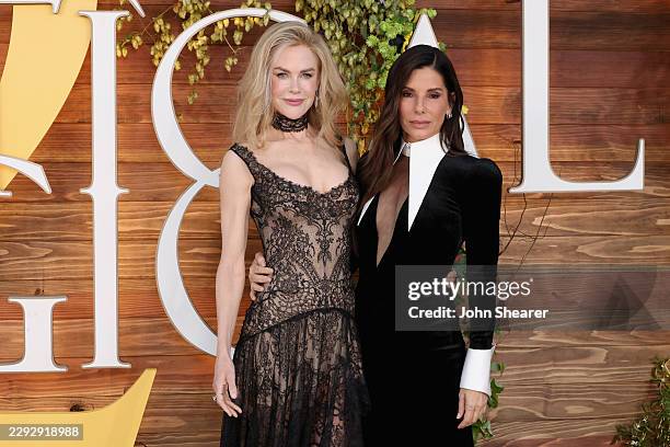 Nicole Kidman and Sandra Bullock attend the U.S. Premiere of Warner Bros. Pictures "Practical Magic 2" at Directors Village on August 31, 2026 in Los...