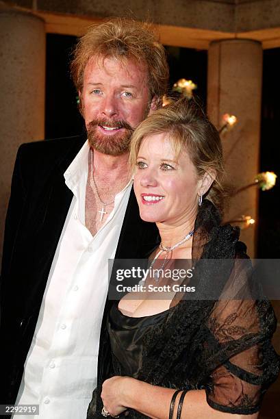 Ronnie Dunn with his wife Janine at the BMI Country Awards at the BMI Nashville building in Nashville, Tennessee. 11/5/02. Photo by Scott...