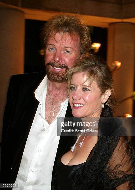 Ronnie Dunn with his wife Janine at the BMI Country Awards at the BMI Nashville building in Nashville, Tennessee. 11/5/02. Photo by Scott...