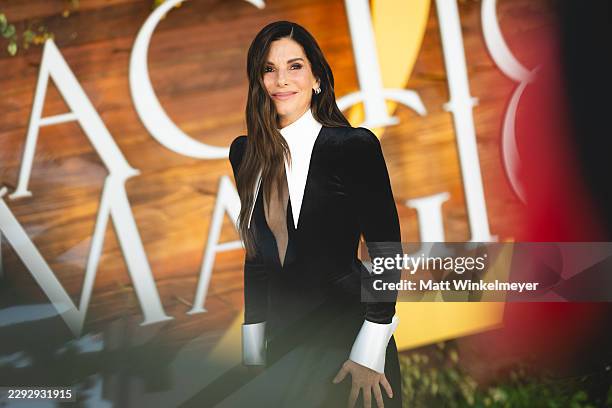 Sandra Bullock attends the U.S. Premiere of Warner Bros. Pictures "Practical Magic 2" at Directors Village on August 31, 2026 in Los Angeles,...