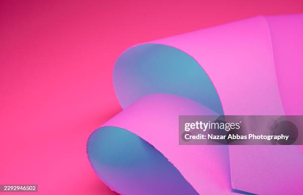 smooth paper curl texture concept. - color grading stock pictures, royalty-free photos & images