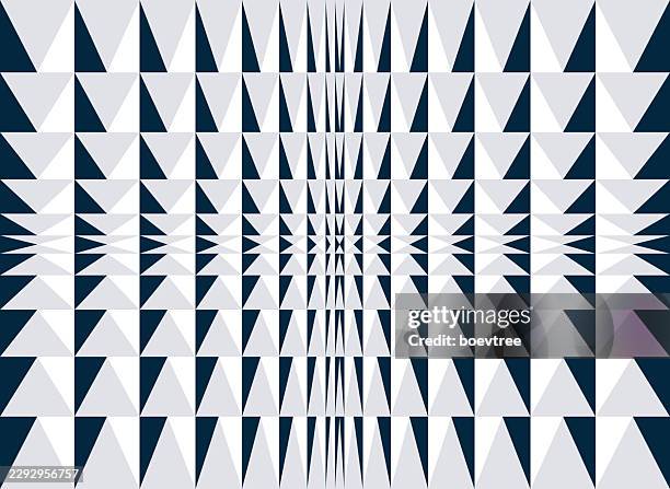 perspective color block geometric - triangle pattern vector stock illustrations