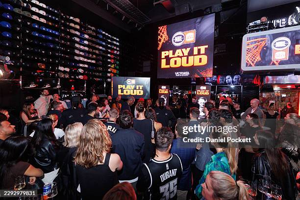 General view during the 2026-27 NBL Season launch at Culture Kings, on September 01, 2026 in Melbourne, Australia.