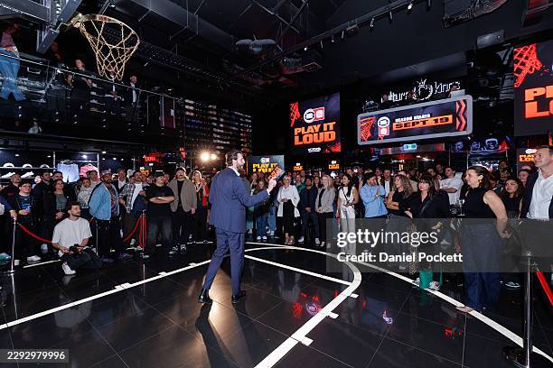 General view during the 2026-27 NBL Season launch at Culture Kings, on September 01, 2026 in Melbourne, Australia.