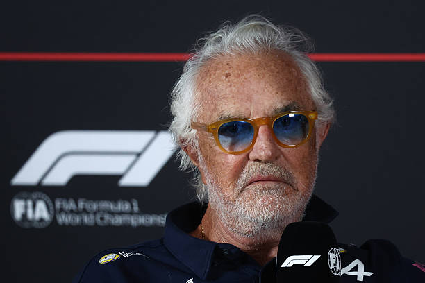 Flavio Briatore during the press conference ahead of the Formula 1 Italian Grand Prix at Autodromo Nazionale di Monza in Monza, Italy on September 4,...
