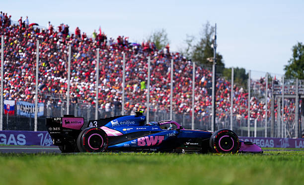 Alpine driver Franco Colapinto during qualifying for the Italian Grand Prix at Autodromo Nazionale Monza, Italy. Picture date: Saturday September 5,...